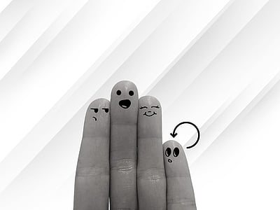 grayscale photo of person's hand with drawing thumbnail