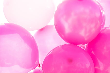 close up of pink and white balloons thumbnail