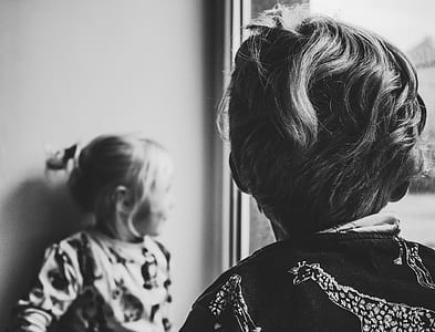 black-and-white, people, girl, young thumbnail