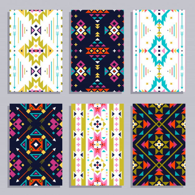Ethnic Geometric Banner Set Eps File Free Graphics Uihere