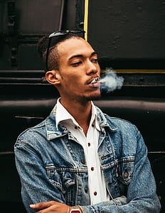man smoking cigarette thumbnail