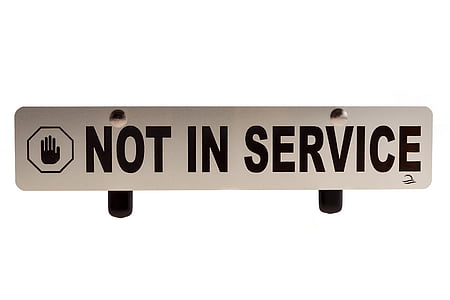white background with Not in Service text overlay thumbnail