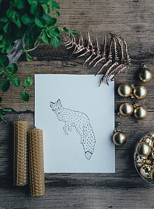 drawing, art, foliage, bauble thumbnail