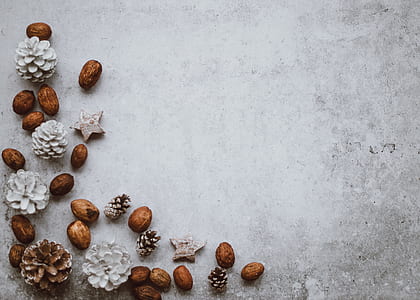 almond nuts on gray surface thumbnail