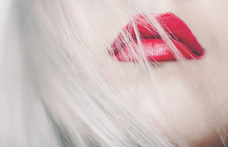 closeup photo of red lips thumbnail