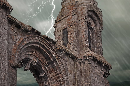gray and brown ancient castle thumbnail