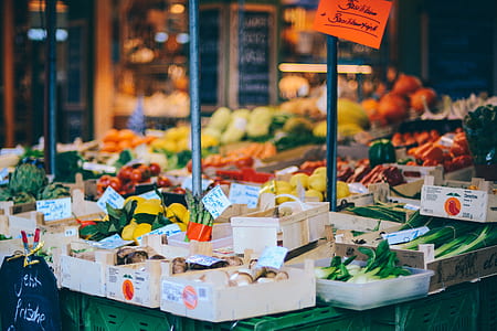 variety of vegetables on boxes thumbnail