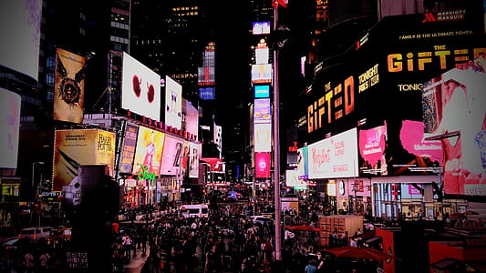 photo of illuminated times square thumbnail