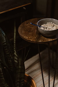 cereals on bowl with spoon thumbnail