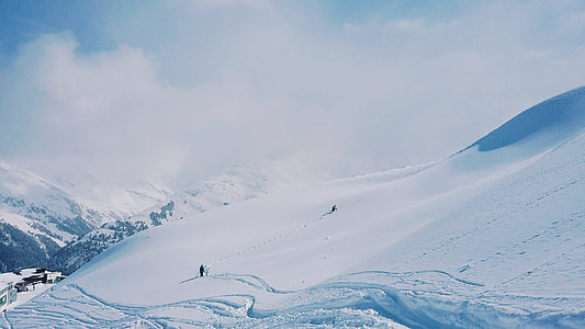 two person on body of snowfield thumbnail