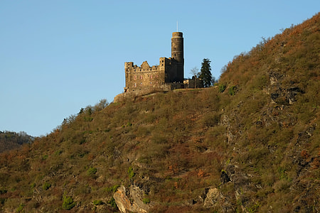gray stone castle on top of hill during thumbnail