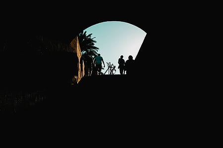 silhouette of person walking uptairs during daytime thumbnail