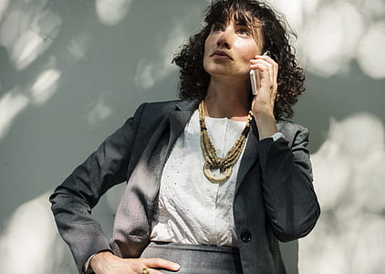 woman wearing black blazer thumbnail