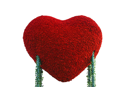 red heart with white background thumbnail