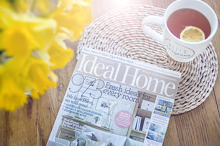 Photo of Magazine Near Cup of Tea thumbnail
