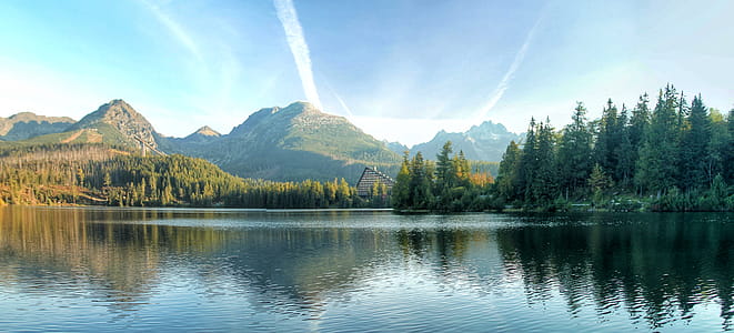 Calm Body Of Water Near Mountain thumbnail