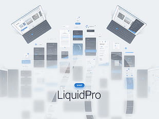 LiquidPro UI Kit psd file