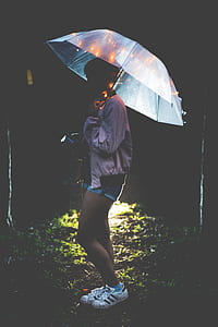 nature, person, woman, dark thumbnail