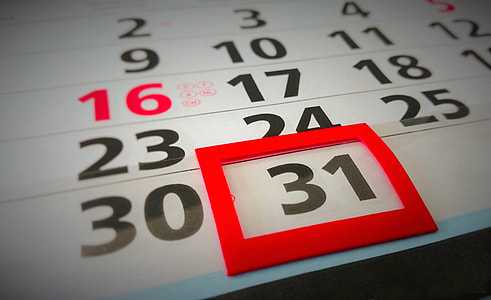 31 calendar thumbnail