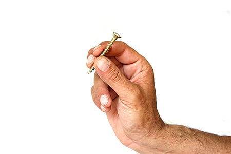 person holding a screw thumbnail