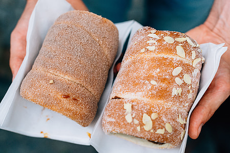two pastries on white paper tissues thumbnail