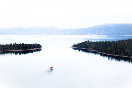 aerial photography of water body thumbnail