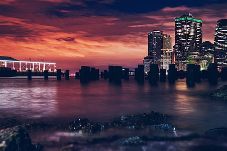 panorama photography of high-rise building thumbnail