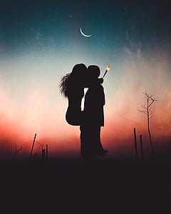 light, dawn, sky, man thumbnail