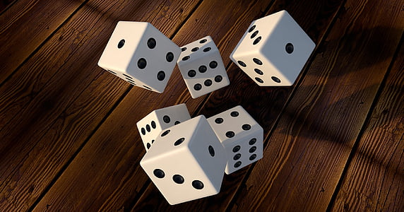 white-and-black dice illustration thumbnail