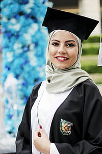 woman wearing black academic dress thumbnail