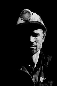man wearing hard hat stencil art thumbnail
