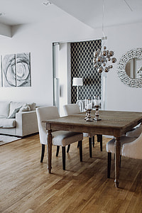 White and bright interior of a designer living room thumbnail
