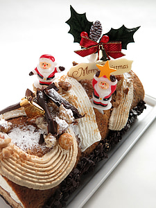 Christmas-themed baked bread with icing thumbnail