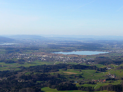 Overlook of Wezikon from Bachtel Tower, Switzerland thumbnail