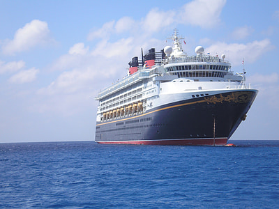 white and black cruise ship thumbnail