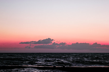 ocean during sunset thumbnail