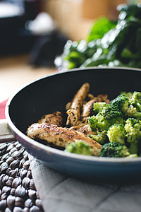 Chicken breast steak with broccoli thumbnail