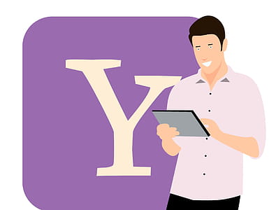 Marketing man with mobile tablet device. thumbnail