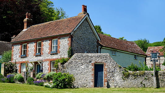 sky, garden, trees, house thumbnail