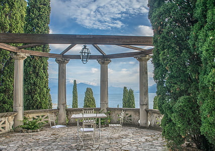 photo of gazebo with patio table set thumbnail