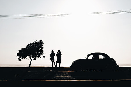 Volkswagen Beetle Car Silhouette thumbnail