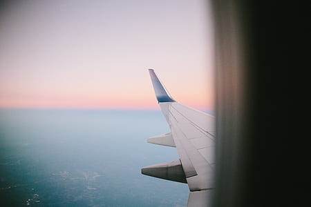photo of gray airplane wings thumbnail