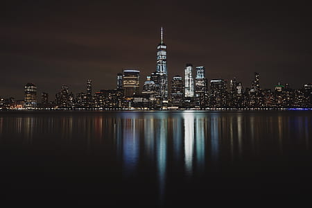 Panorama of a City during Night Time thumbnail