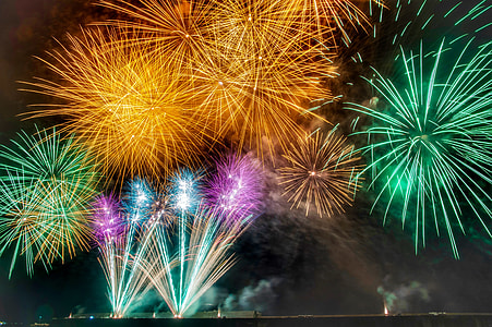 fireworks during nightime thumbnail