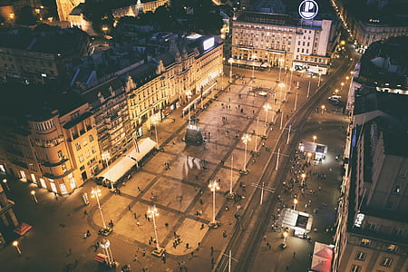 bird's-eye view photography of buildings thumbnail