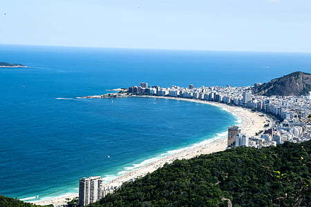 City High Rise Buildings Near Seashore thumbnail