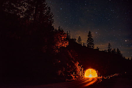 landscape photography of empty road beside cliff thumbnail
