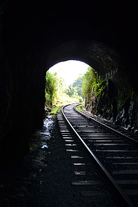 train rail under tunnel thumbnail