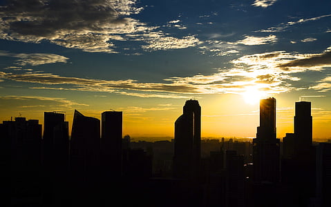 buildings photo during sunset thumbnail