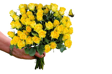 bouquet of yellow rose flower thumbnail